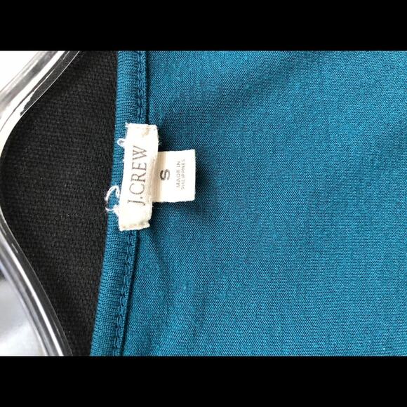 J. Crew Swing Scoop Neck Teal Tee - Picture 4 of 4